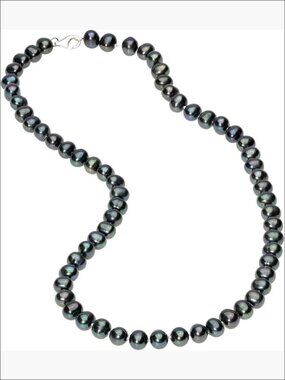 925 Sterling Silver Pearl Necklace with Lobster Claw Clasp 36 Inches